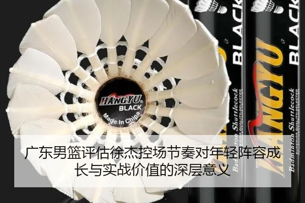 广东男篮评估徐杰控场节奏对年轻阵容成长与实战价值的深层意义